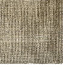 Vidaxl Preproga iz sisala za praskalnik taupe 80x150 cm