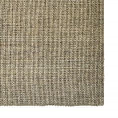 Vidaxl Preproga iz sisala za praskalnik taupe 66x200 cm