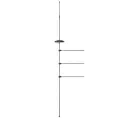 Vidaxl Držalo za brisače 47x280 cm aluminij