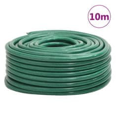 Vidaxl Vrtna cev zelena 1,3" 10 m PVC