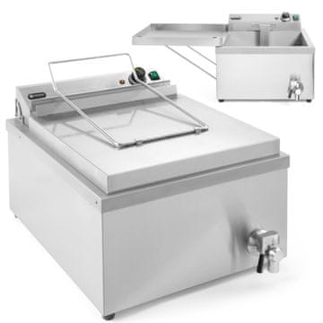 Hendi Fritirnik, stroj za cvrtje krofov in rib s polico, 12 l, 3500 W – Hendi 205914
