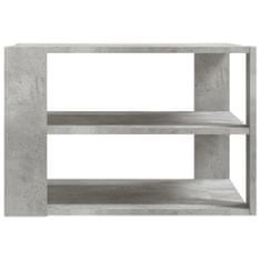 Greatstore Klubska mizica betonsko siva 59,5x59,5x40 cm inženirski les