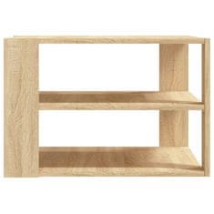 Vidaxl Klubska mizica sonoma hrast 59,5x59,5x40 cm inženirski les