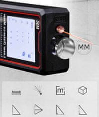 Dexxer Večfunkcijski digitalni LCD laserski merilnik razdalje do 50m