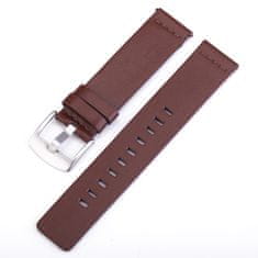 BStrap Fine Leather pašček za Huawei Watch GT3 42mm, brown