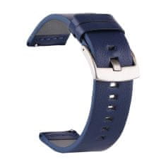BStrap Fine Leather pašček za Xiaomi Watch S1 Active, blue