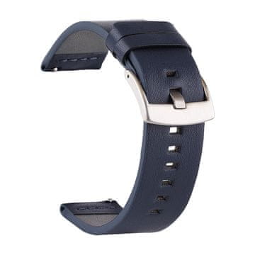 BStrap Fine Leather pašček za Garmin Venu 2S, blue