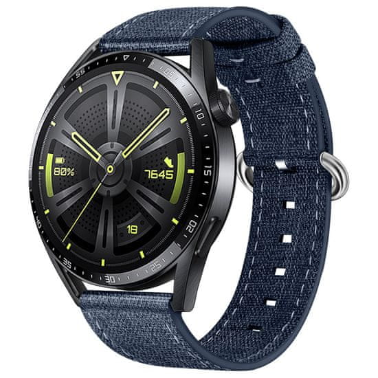 BStrap Denim pašček za Samsung Galaxy Watch 42mm, royal blue