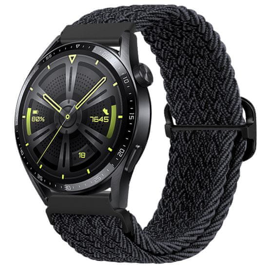 BStrap Braid Nylon pašček za Samsung Gear S3, black