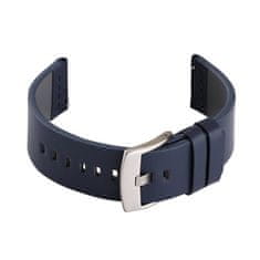 BStrap Fine Leather pašček za Garmin Vivoactive 4s, blue
