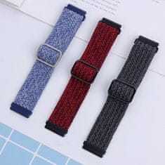 BStrap Braid Nylon pašček za Garmin Vivoactive 3, black