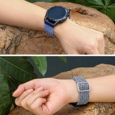 BStrap Braid Nylon pašček za Garmin Vivoactive 3, black