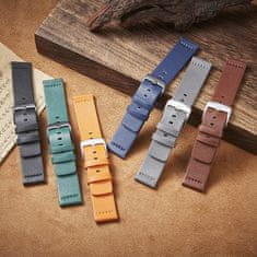 BStrap Fine Leather pašček za Huawei Watch 3 / 3 Pro, brown