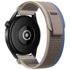 BStrap Velcro Nylon pašček za Huawei Watch GT2 Pro, black gray