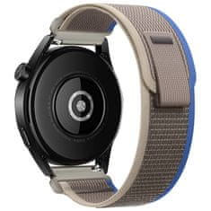 BStrap Velcro Nylon pašček za Huawei Watch GT2 Pro, white rainbow