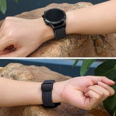 BStrap Braid Nylon pašček za Huawei Watch GT3 42mm, black
