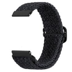 BStrap Braid Nylon pašček za Garmin Vivoactive 3, black