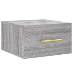 Vidaxl Stenska nočna omarica 2 kosa siva sonoma 35x35x20 cm