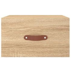 Vidaxl Stenska nočna omarica sonoma hrast 35x35x20 cm