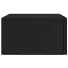 Vidaxl Stenska nočna omarica črna 35x35x20 cm