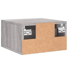 Vidaxl Stenska nočna omarica siva sonoma 35x35x20 cm