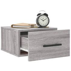 Vidaxl Stenska nočna omarica 2 kosa siva sonoma 35x35x20 cm