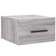 Vidaxl Stenska nočna omarica 2 kosa siva sonoma 35x35x20 cm