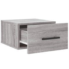 Vidaxl Stenska nočna omarica 2 kosa siva sonoma 35x35x20 cm