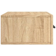Vidaxl Stenska nočna omarica 2 kosa sonoma hrast 35x35x20 cm