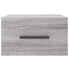 Vidaxl Stenska nočna omarica siva sonoma 35x35x20 cm