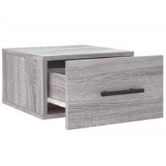 Vidaxl Stenska nočna omarica siva sonoma 35x35x20 cm