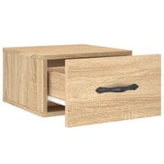 Vidaxl Stenska nočna omarica 2 kosa sonoma hrast 35x35x20 cm