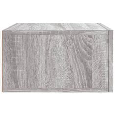 Vidaxl Stenska nočna omarica siva sonoma 35x35x20 cm