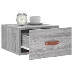 Vidaxl Stenska nočna omarica siva sonoma 35x35x20 cm