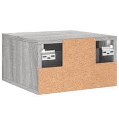 Vidaxl Stenska nočna omarica siva sonoma 35x35x20 cm