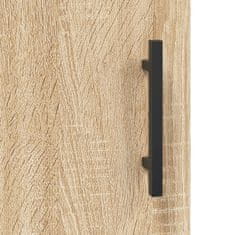 Vidaxl Stenska omarica sonoma hrast 60x31x70 cm inženirski les