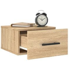 Vidaxl Stenska nočna omarica sonoma hrast 35x35x20 cm