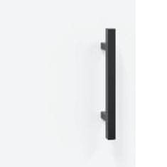Vidaxl Komoda bela 100x36x60 cm inženirski les