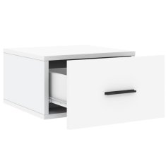 Vidaxl Stenska nočna omarica 2 kosa bela 35x35x20 cm