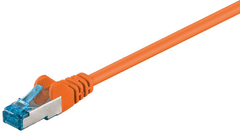 Goobay povezovalni kabel, S/FTP, CAT 6A, 0,5m, oranžen (93662)