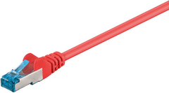 Goobay povezovalni kabel, S/FTP, CAT 6A, 0,5m, rdeč (93663)