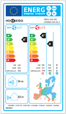 Hokkaido Klimatska naprava bela Active line 2,77 kW - komplet z montažo