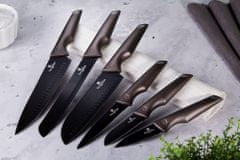 Berlingerhaus Komplet nožev z neprebojno plastjo 6 kosov Carbon Pro Edition BH-2596