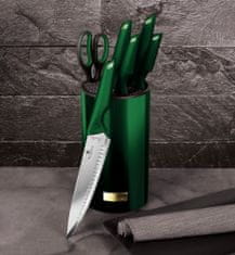 Berlingerhaus Komplet nožev iz nerjavečega jekla 7 kosov Emerald Collection v stojalu BH-2794