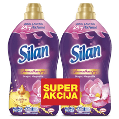 Silan Aromatherapy mehčalec, Magic Magnolia, 2 x 1.364 L