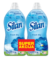 Silan mehčalec, Fresh Sky, 2 x 1.672 L