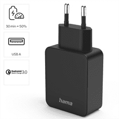 Hama hitri polnilec USB QC 3.0, 19,5 W