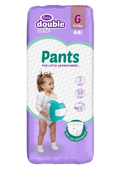 Violeta Double Care hlačne plenice, Junior 15-25 kg, 44/1