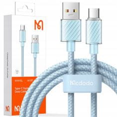 Mcdodo Kabel USB-C, zmogljiv, superhiter, Mcdodo, 100 W, 1,2 m, modri CA-3651