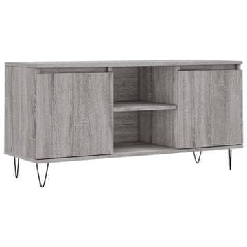 Vidaxl TV omarica siva sonoma 104x35x50 cm inženirski les